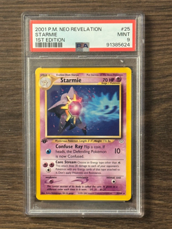Pokemon Neo Revelation 1st Edition STARMIE 25/64 PSA9 GEM MINT # 91385624 - Image 1