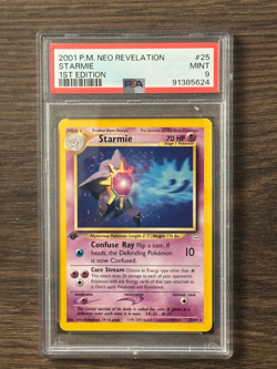 Pokemon Neo Revelation 1st Edition STARMIE 25/64 PSA9 GEM MINT # 91385624 - Image 3