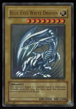 Blue-Eyes White Dragon SDK-001 SDK Ultra Rare Starter Deck: Kaiba Yu-Gi-Oh - Image 1