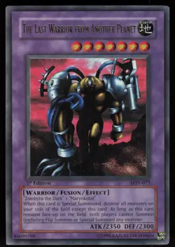 The Last Warrior from Another Planet LON-077 Square Corner Error 1st Ed Yu-Gi-Oh - Image 1