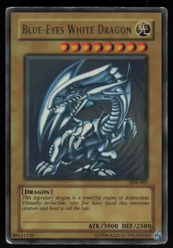 Blue-Eyes White Dragon SDK-001 Wavy Unlimited Yu-Gi-Oh #2 - Image 1