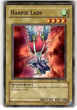 Harpie Lady (Original Artwork) Common Metal Raiders Unlimited MRD-008 LP - Image 1