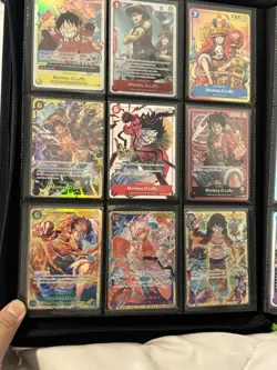 ONE PIECE English and Japanese. Whole binder collection. All near mint!! - Image 4