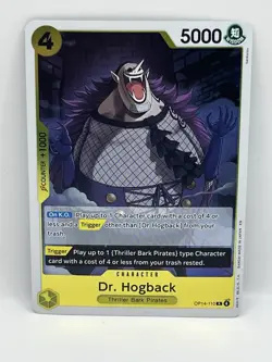One Piece Dr. Hogback The Azure Sea's Seven #OP14-110 Rare Foil - Image 1