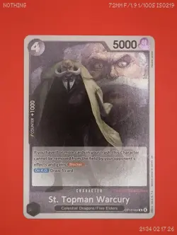 One Piece TCG English OP13-089 St. Topman Warcury R Foil - Image 1
