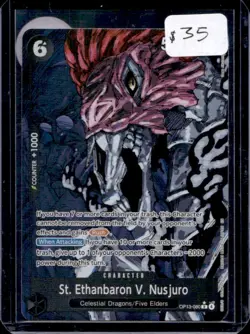 2025 One Piece Carrying On His Will St. Ethanbaron V. Nusjuro Rare #OP13-080 - Image 1