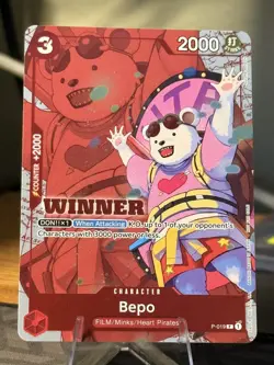 Bepo Winner Promo Pack Vol. 7 One Piece Foil Card P-019 - Image 1