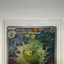 Pokemon TCG White Flare Swadloon Card IR 088/086 Holo English NM Condition - Image 2
