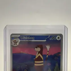 Pokemon TCG Watchog 153/086 White Flare Illustration Rare Card NM Condition - Image 2