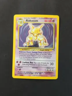 Pokemon Alakazam TCG Holo Card 1/110 Legendary Collection - Image 1