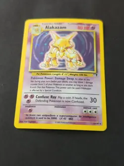 Pokemon Alakazam TCG Holo Card 1/110 Legendary Collection - Image 2