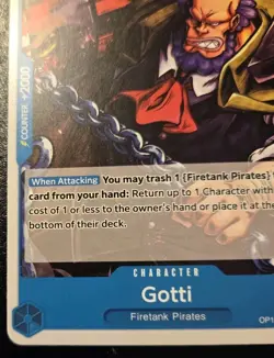 Gotti OP11-050 Common A Fist Of Divine Speed One Piece Card Game - Image 4
