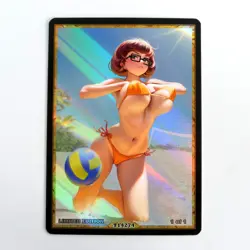 VELMA DINKLEY Waifu Anime Card LIMITED 1/1 Custom TCG Holo T14274 - Image 1
