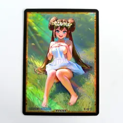 ROSA Waifu Anime Card LIMITED 1/1 Custom TCG Holo Goddess Story ACG T14268 - Image 1