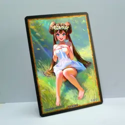 ROSA Waifu Anime Card LIMITED 1/1 Custom TCG Holo Goddess Story ACG T14268 - Image 2