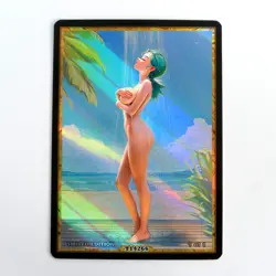 OFFICER JENNY Waifu Anime Card LIMITED 1/1 Custom TCG Holo T14266 - Image 1