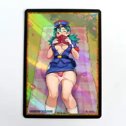 OFFICER JENNY Waifu Anime Card LIMITED 1/1 Custom TCG Holo T14265 - Image 1