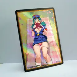 OFFICER JENNY Waifu Anime Card LIMITED 1/1 Custom TCG Holo T14265 - Image 2