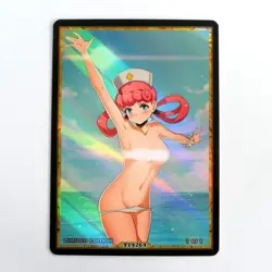 NURSE JOY Waifu Anime Card LIMITED 1/1 Custom TCG Holo T14264 - Image 1