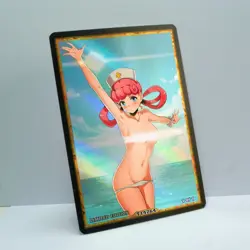 NURSE JOY Waifu Anime Card LIMITED 1/1 Custom TCG Holo T14264 - Image 2