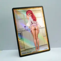 NURSE JOY Waifu Anime Card LIMITED 1/1 Custom TCG Holo T14263 - Image 2