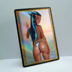 NESSA Waifu Anime Card LIMITED 1/1 Custom TCG Holo Goddess Story ACG T14262 - Image 2