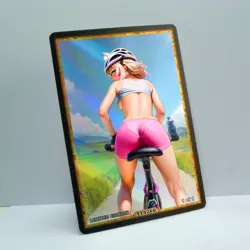 MOCOCO ABYSSGARD Waifu Anime Card LIMITED 1/1 Custom TCG Holo T14260 - Image 2