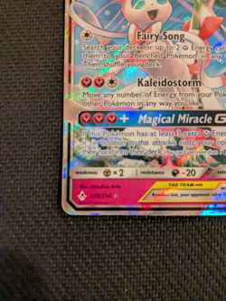 Pokemon TCG Gardevoir & Sylveon GX Holo Card 130/214 Unbroken Bonds NM - Image 4