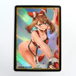 MAY Waifu Anime Card LIMITED 1/1 Custom TCG Holo Goddess Story ACG T14257 - Image 1
