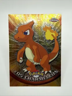 2000 Topps Chrome Pokemon #05 Charmeleon TV Animation Edition Card - Image 1
