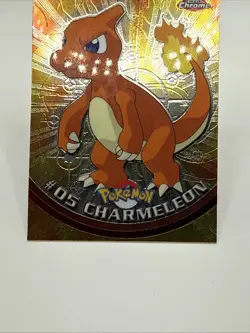 2000 Topps Chrome Pokemon #05 Charmeleon TV Animation Edition Card - Image 2