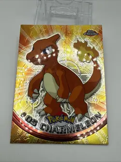 2000 Topps Chrome Pokemon #05 Charmeleon TV Animation Edition Card - Image 5