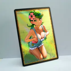 MALLOW Waifu Anime Card LIMITED 1/1 Custom TCG Holo Goddess Story ACG T14253 - Image 2