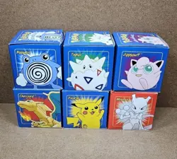 1999 Pokemon 23k Gold Plated Limited Edition Burger King Cards Set Of 6 Sealed - Image 1