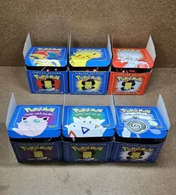 1999 Pokemon 23k Gold Plated Limited Edition Burger King Cards Set Of 6 Sealed - Image 4