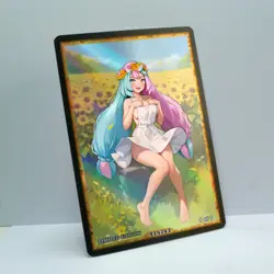 IONO Waifu Anime Card LIMITED 1/1 Custom TCG Holo Goddess Story ACG T14243 - Image 2