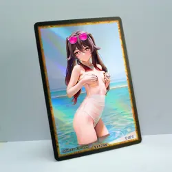HU TAO Waifu Anime Card LIMITED 1/1 Custom TCG Holo Goddess Story ACG T14240 - Image 2