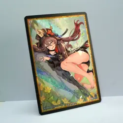 HU TAO Waifu Anime Card LIMITED 1/1 Custom TCG Holo Goddess Story ACG T14239 - Image 2