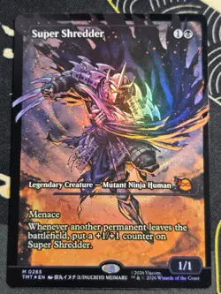 Super Shredder Showcase Foil Card #0285 MTG NM - Image 1