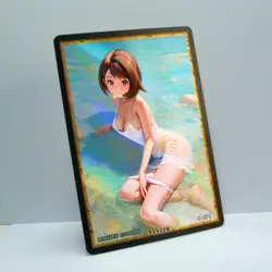 GLORIA Waifu Anime Card LIMITED 1/1 Custom TCG Holo Goddess Story ACG T14228 - Image 2