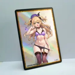 FISCHL Waifu Anime Card LIMITED 1/1 Custom TCG Holo Goddess Story ACG T14225 - Image 2