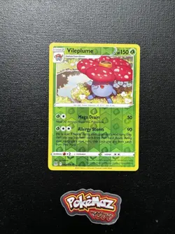 Vileplume 003/196 Reverse Holo Rare Lost Origin Pokemon Card TCG Pack Fresh Mint - Image 1