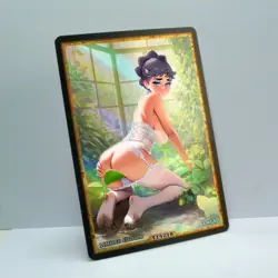 DIANTHA Waifu Anime Card LIMITED 1/1 Custom TCG Holo Goddess Story ACG T14218 - Image 2