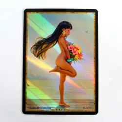 CHEL Waifu Anime Card LIMITED 1/1 Custom TCG Holo Goddess Story ACG T14210 - Image 1