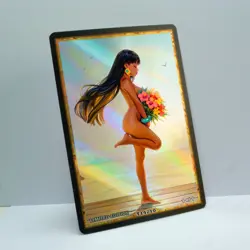 CHEL Waifu Anime Card LIMITED 1/1 Custom TCG Holo Goddess Story ACG T14210 - Image 2