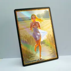 CAMMY WHITE Waifu Anime Card LIMITED 1/1 Custom TCG Holo T14207 - Image 2