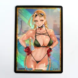 CAMMY WHITE Waifu Anime Card LIMITED 1/1 Custom TCG Holo T14206 - Image 1