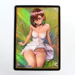 AYASE MOMO Waifu Anime Card LIMITED 1/1 Custom TCG Holo T14203 - Image 1