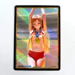 ASUNA Waifu Anime Card LIMITED 1/1 Custom TCG Holo Goddess Story ACG T14202 - Image 1