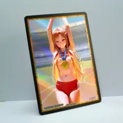 ASUNA Waifu Anime Card LIMITED 1/1 Custom TCG Holo Goddess Story ACG T14202 - Image 2